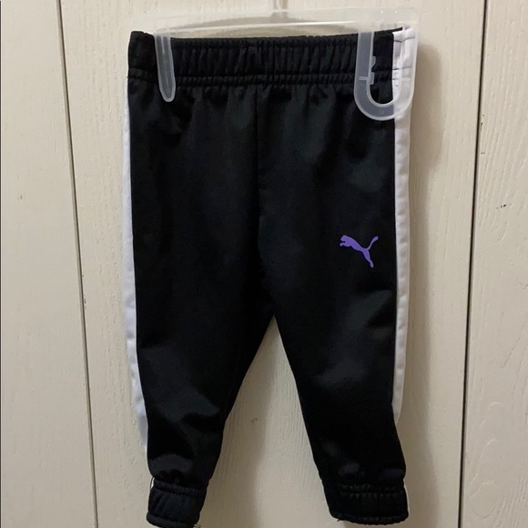 Puma Black, White & Purple Warm Up Suit - Picture 6 of 8